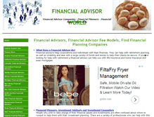 Tablet Screenshot of financialadvisorworld.com